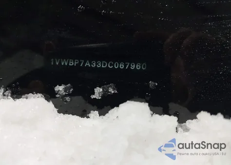 2013 Volkswagen Passat 2.5L Se из США, поврежденный, VIN 1VWBP7A33DC067960